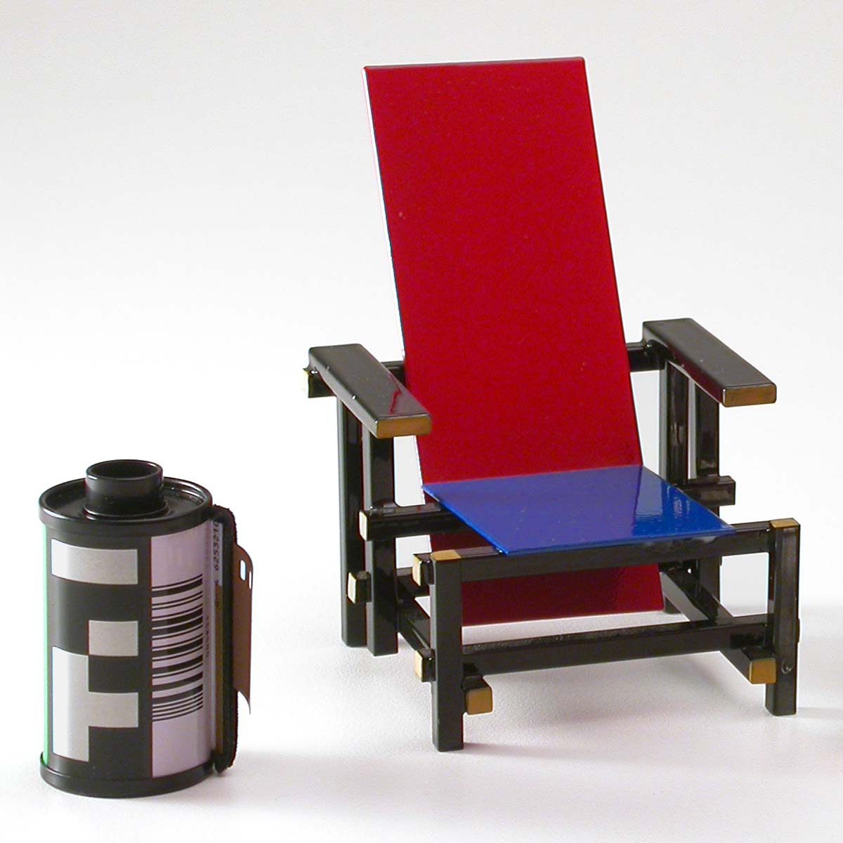 Miniatura Cadeira Red And Blue