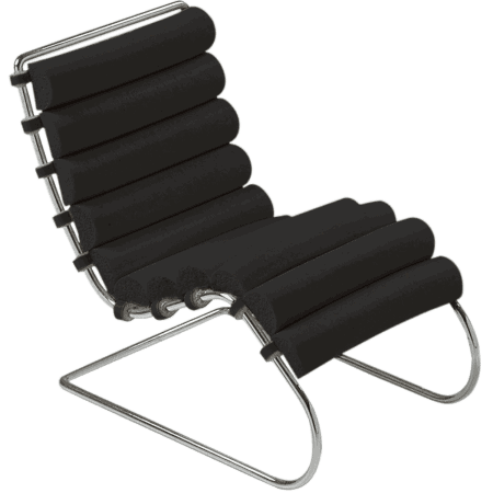 Miniatura Chaise Longue s/ braço MR Dec 30