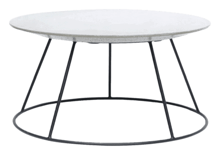 Mezas mesa de centro redonda Pascal