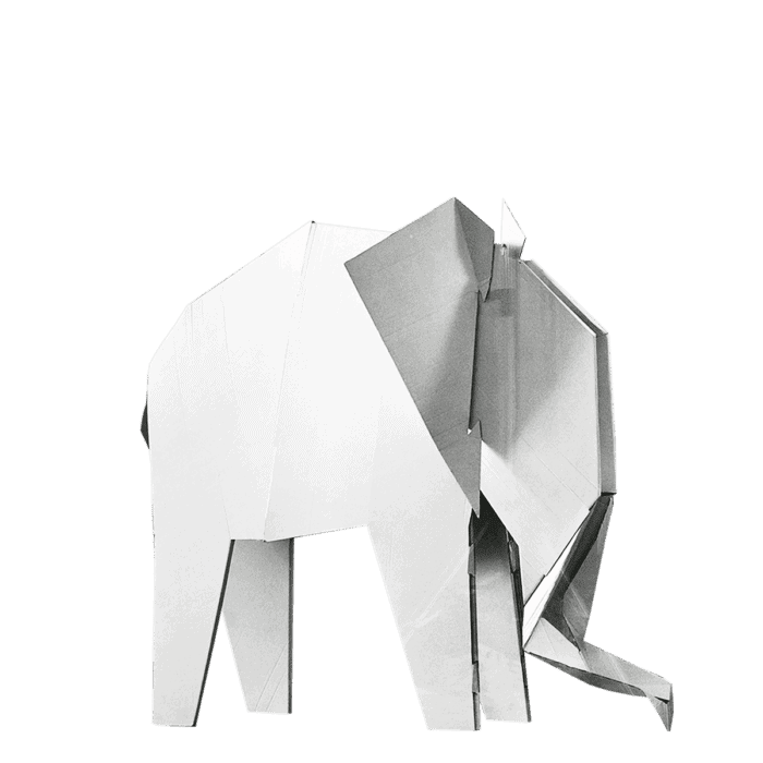 Figuras myzoo papelão Elefante 1 deezign