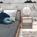 mesa de cabiceira e criado mudo