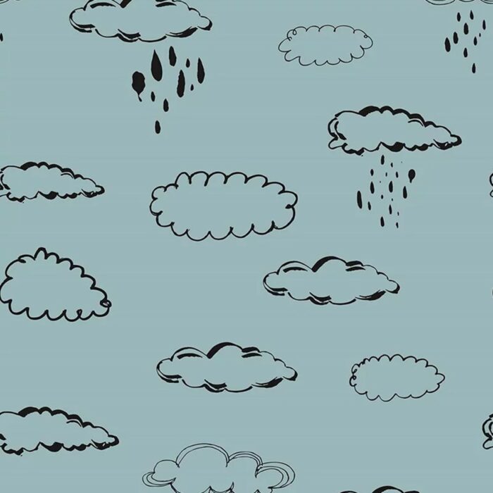 PAPEL DE PAREDE NUVEM AZUL COM PRETO JOANA LIRA 1 deezign