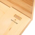 Cama de casal de madeira Fitto