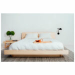 Cama de casal de madeira Fitto
