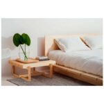 Cama de casal de madeira Fitto