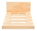 Cama infantil de madeira natural Fitto