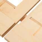 Cama infantil de madeira natural Fitto
