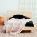 Cama infantil de madeira natural Fitto