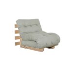 Sofa cama BYO Solteiro 80 Sarja Peletizada Bege Duna 02