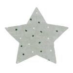 Tapete Floco Star Confete algodão orgânico
