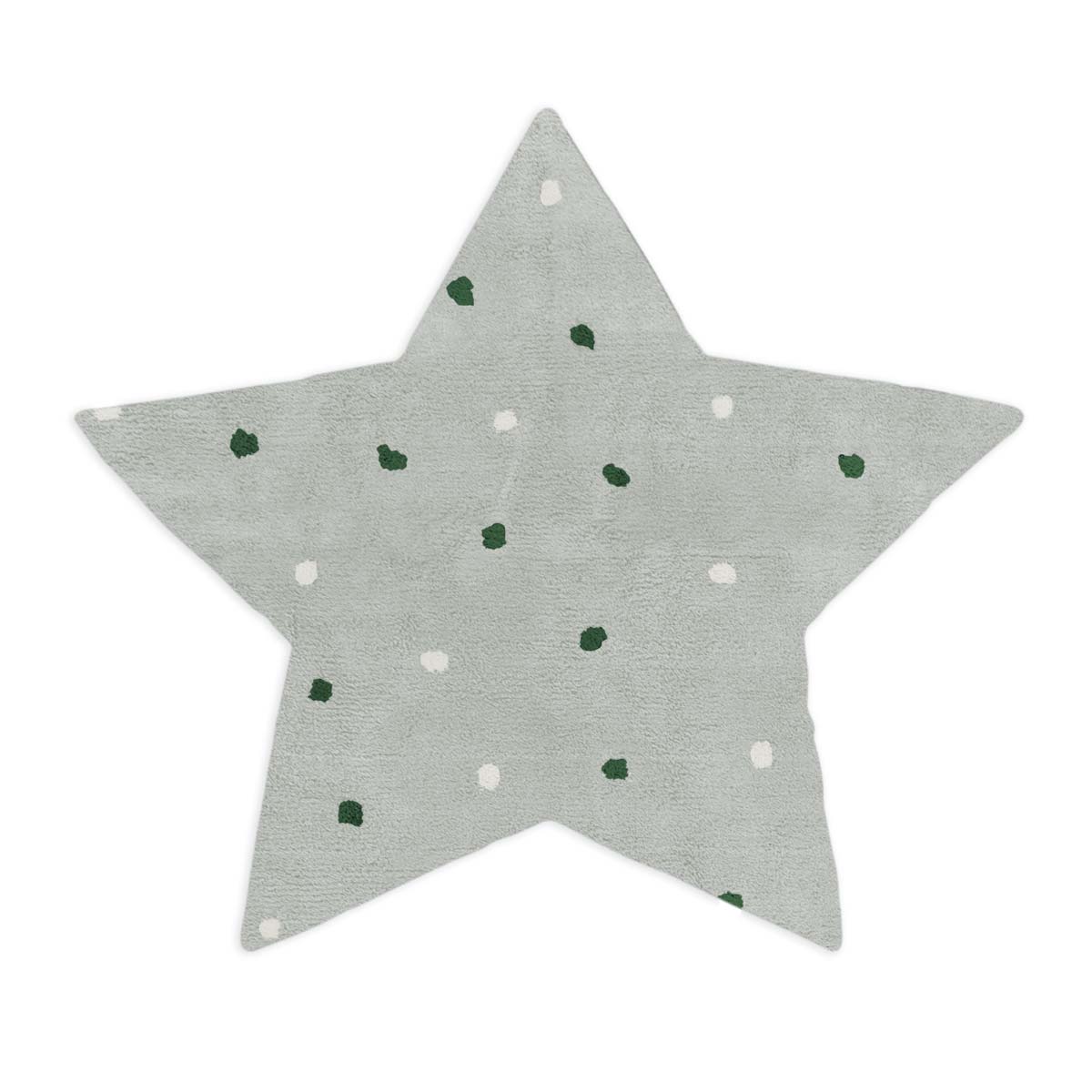 Tapete Floco Star Confete Algodão Orgânico &Amp;Bull; Tapete Floco Star - 1 &Amp;Bull; Deezign