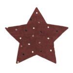 Tapete Floco Star Confete algodão orgânico - Imagem 2