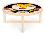 Mesa de Centro Vinil multilaminada & estampa