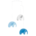 móbile Olephants, blue Flensted mobile