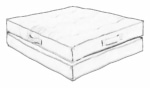 Pufe Duo Sharp Ecolona