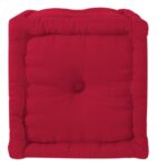 Pufe Cubo Turco Lonita Vermelho 40x40 cm • SALE