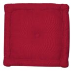 Pufe Cubo Turco Lonita Vermelho 40x40 cm • SALE - Imagem 3