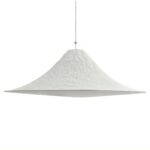 Luminária pendente branca de teto Oca
