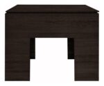 Mesa M Eucalipto maciço Kafé 70 x 70 cm • SALE