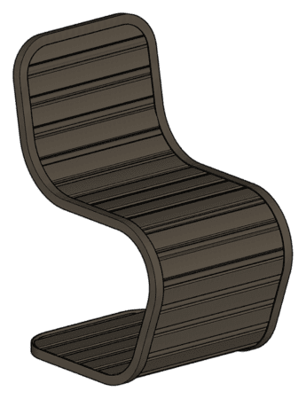 Bloco 3d Cadeira Urbana - Imagem 2