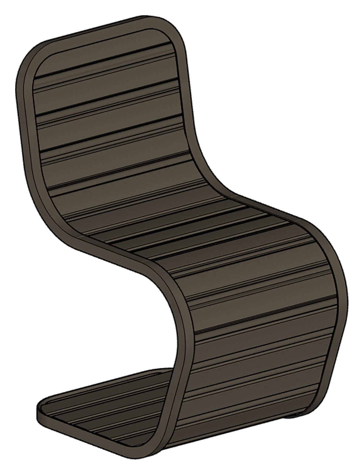 Bloco 3D Cadeira Urbana &Bull; - 2 &Bull; Deezign