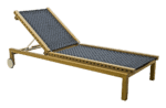 Chaise Ginga Madeira e Fita Náutica