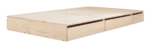 Cama com gavetas Pallet BYO solteiro