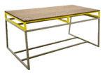 Mesa Camping Aluminio e Madeira