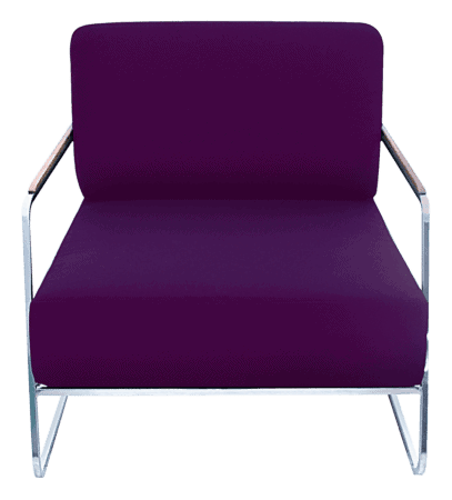 Poltrona Bossa Nova Inox e Madeira - Imagem 6