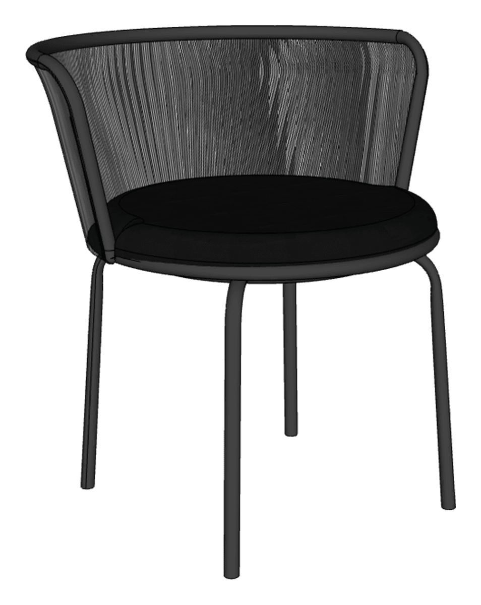 Bloco 3D Cadeira Wap &Bull; - 2 &Bull; Deezign