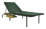 Chaise Ilha Aluminio, Madeira e Corda