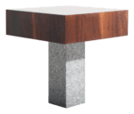 Mesa Lateral Tee Base de Granito