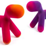 Banco decorativo Puppy veludo colour - Imagem 3