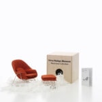 Miniatura Womb Chair & Ottoman - Imagem 3