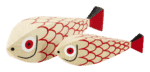 Boneco Wooden Dolls Mother Fish & Child