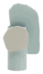 Vaso Découpage  Feuille