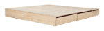 cama casal pallet