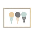 Quadro Sorvete Casquinha