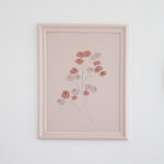 Quadro Kakii flor Rosê - Imagem 3