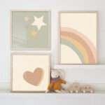 Quadro Arco íris Rosa - Imagem 2