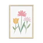 Quadro Flores 3 Retangular