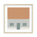 Quadro Casa Verde Quadrado