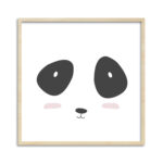 Quadro Panda Quadrado