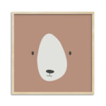 Quadro Brown Bear Quadrado