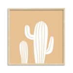 Quadro Cacto Amarelo