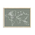 Quadro Traço Mapa