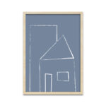 Quadro Traço Casa Azul