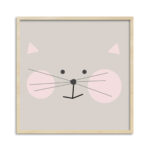Quadro Gatinho Cinza