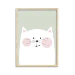 Quadro Gatinho Branco