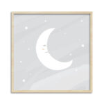 Quadro Aquarela Lua